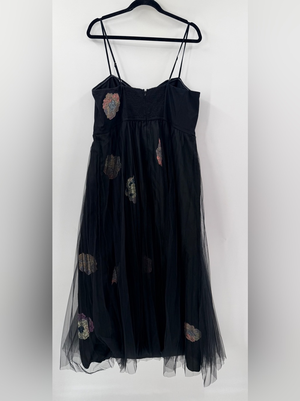 Anthropologie Geisha Designs Floral Tulle Corset Dress Gown Plus 1X - Picture 7 of 7